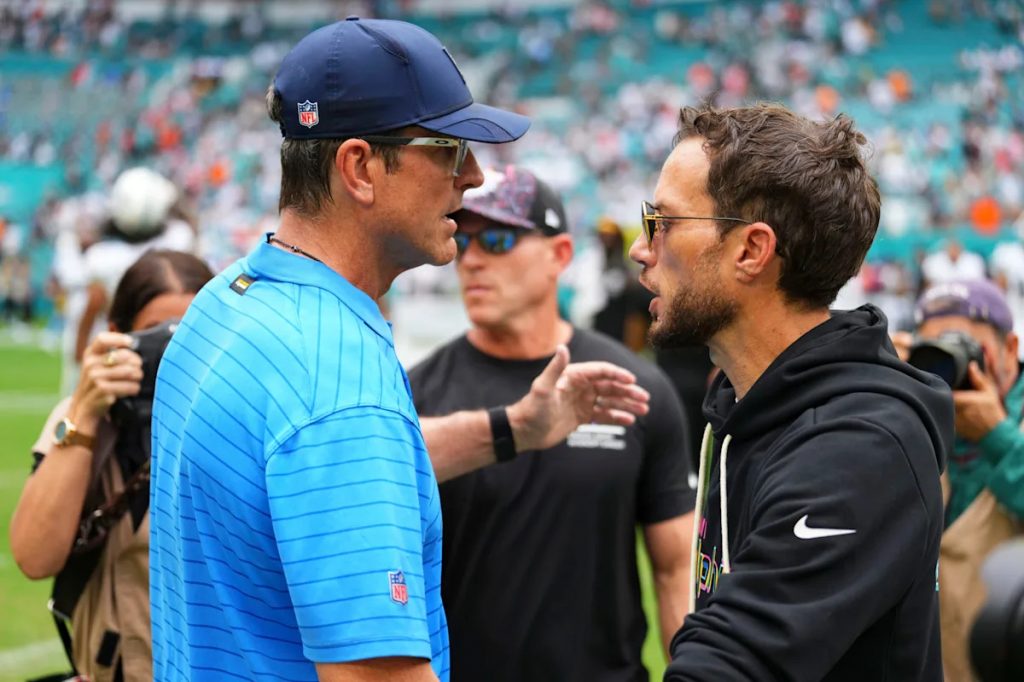 New Chargers OC Mike McDaniel comments on plan for QB Justin Herbert