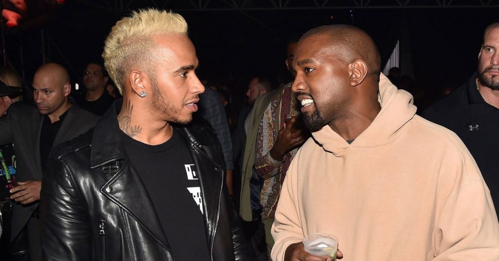 Lewis Hamilton's past comments about Kanye West as he 'spends evening with Kim Kardashian'