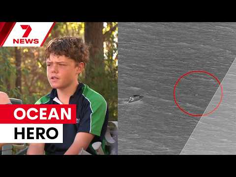 ‘Not Today’: Teen Swims 4km to Save Family Stranded at Sea | 7NEWS