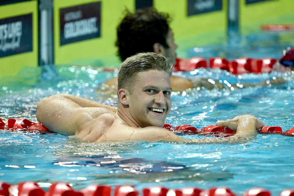 World Champion Breaststroker Sam Williamson Celebrates Successful Return At Victorian State Championships