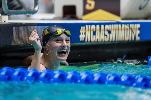 Brady Kendall Breaks Maggie MacNeil’s Big Ten Record With 21.09 50 Freestyle