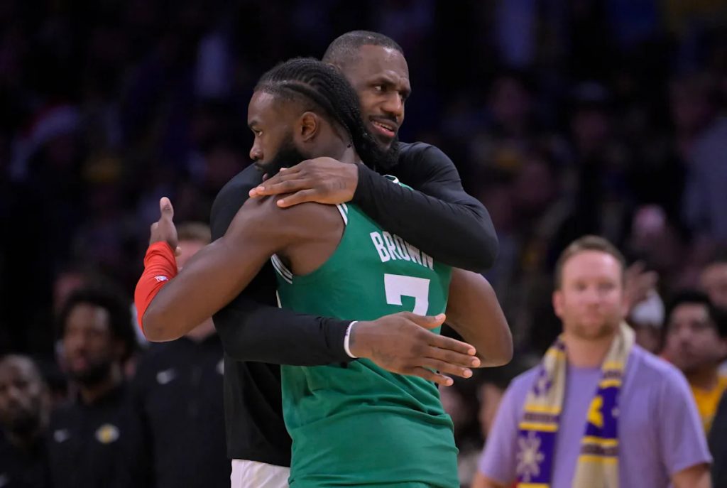 LeBron James still hasn't forgotten Jaylen Brown's criticism of Bronny during the Summer League