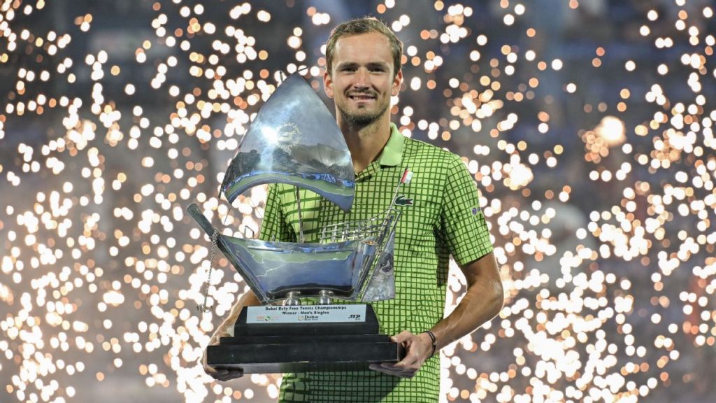 Medvedev given Dubai title after Griekspoor WD Medvedev given Dubai title after Griekspoor WD