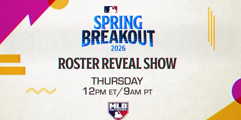 Spring Breakout preliminary rosters to be revealed on MLB Network (Thurs. at noon ET)