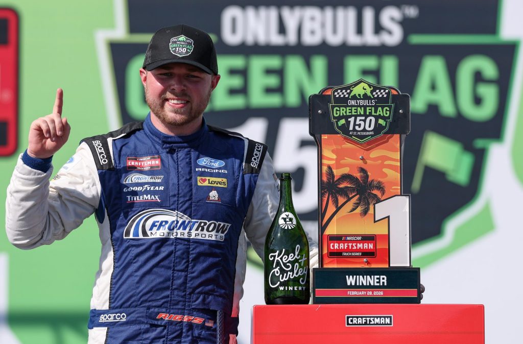 RECAP: Layne Riggs Claims First NASCAR Truck Series Race Victory at St. Petersburg