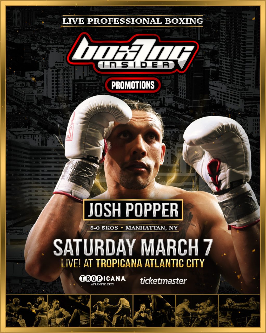 Josh Popper: From NFL Camps to Undefeated Heavyweight Contender