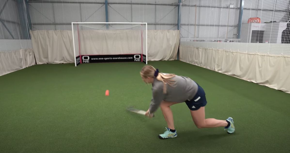 Learn how to reverse stick hit a ball with Scottish International hockey player Kerry-Anne Hastings