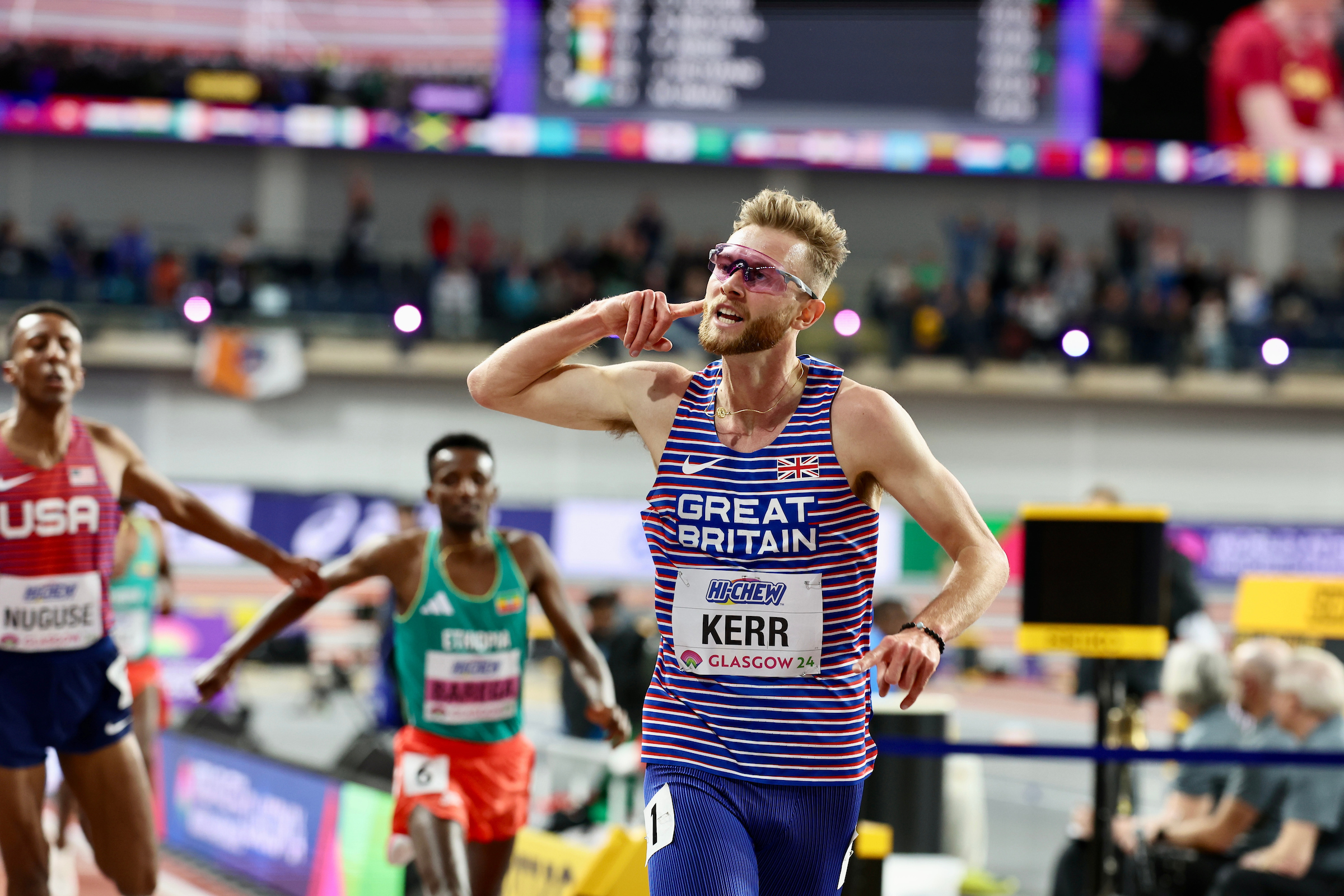 Josh Kerr is Golden at 3000m as Yared Nuguse Gets Silver at 2024 World Indoors