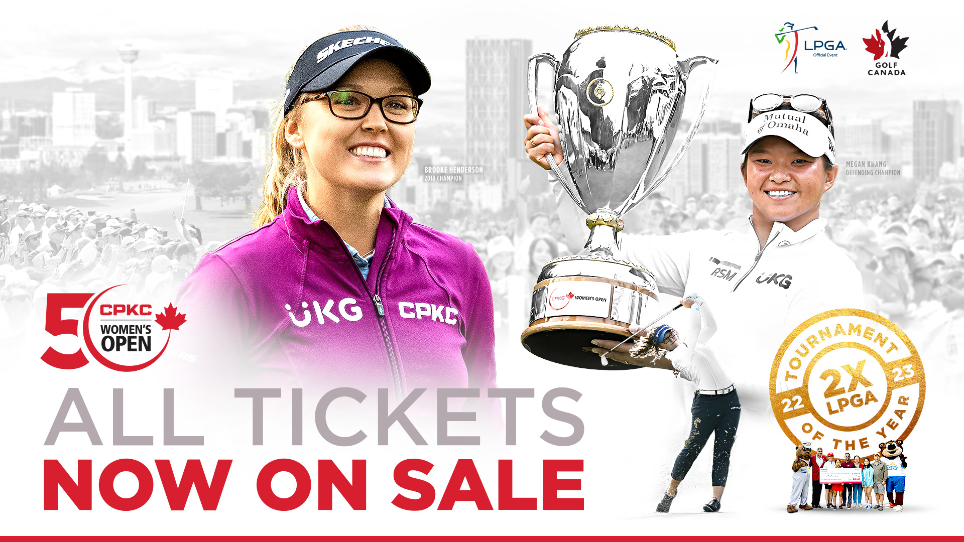 Full selection of 2024 CPKC Women’s Open tickets now available