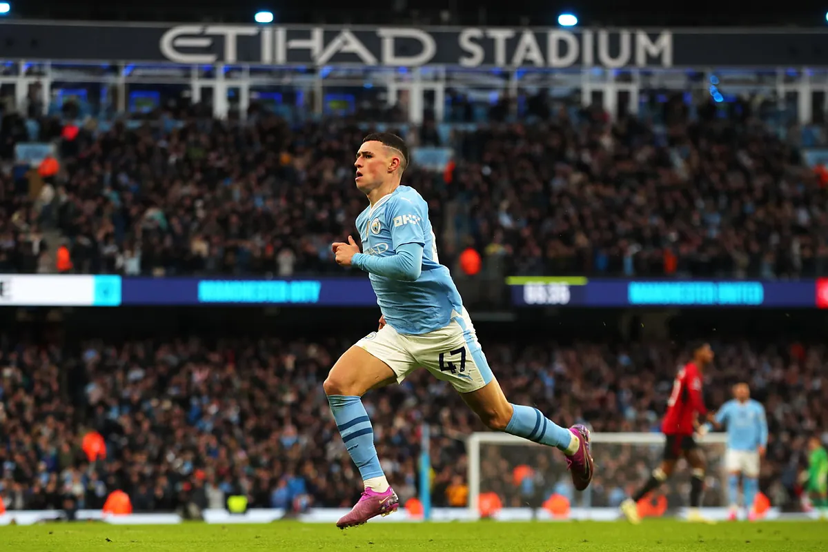 Phil Foden double inspires Manchester City comeback as Guardiola takes Manchester derby
