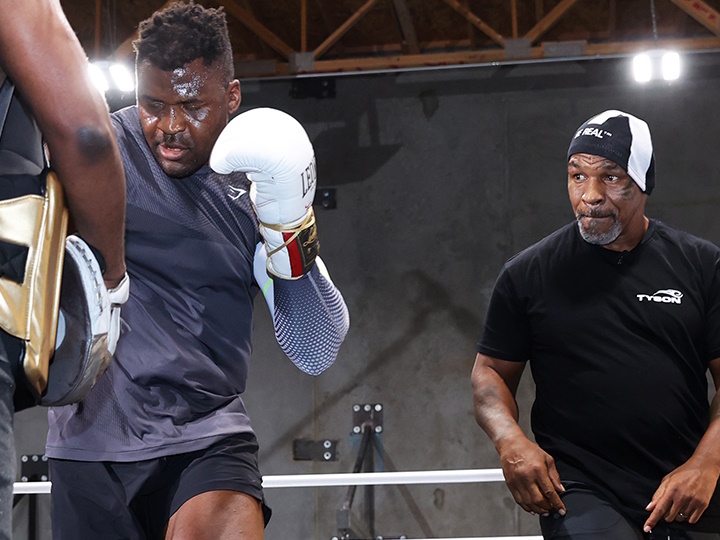 Tyson Not As Hands-On With Ngannou For Joshua Fight
