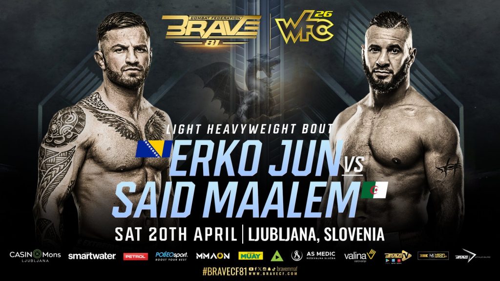 Clash of giants! Superstar Erko Jun takes on Said Maalem in the main event of BRAVE CF 81