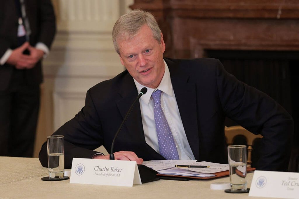 NCAA president Charlie Baker on Trump executive order: Hopeful for 'bipartisan solution'