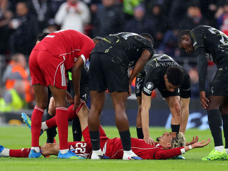Slot: Ekitike's injury 'looks really bad'