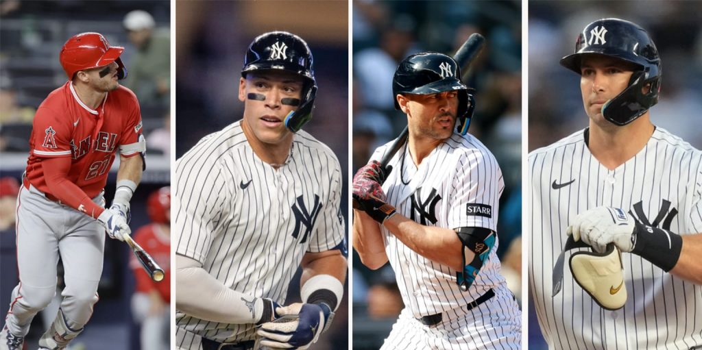 Top 4 active HR leaders in the same game? You basically never see it