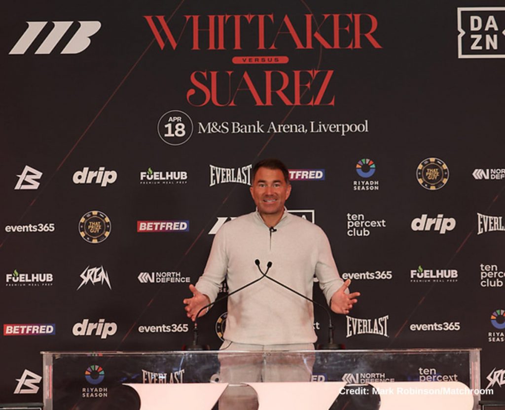 Eddie Hearn says Ben Whittaker will fight for world title in 2027