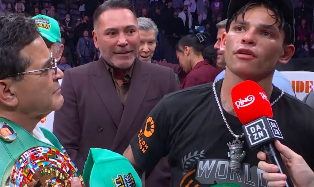 Ryan Garcia Wants Benn While Oscar Pushes Haney Rematch