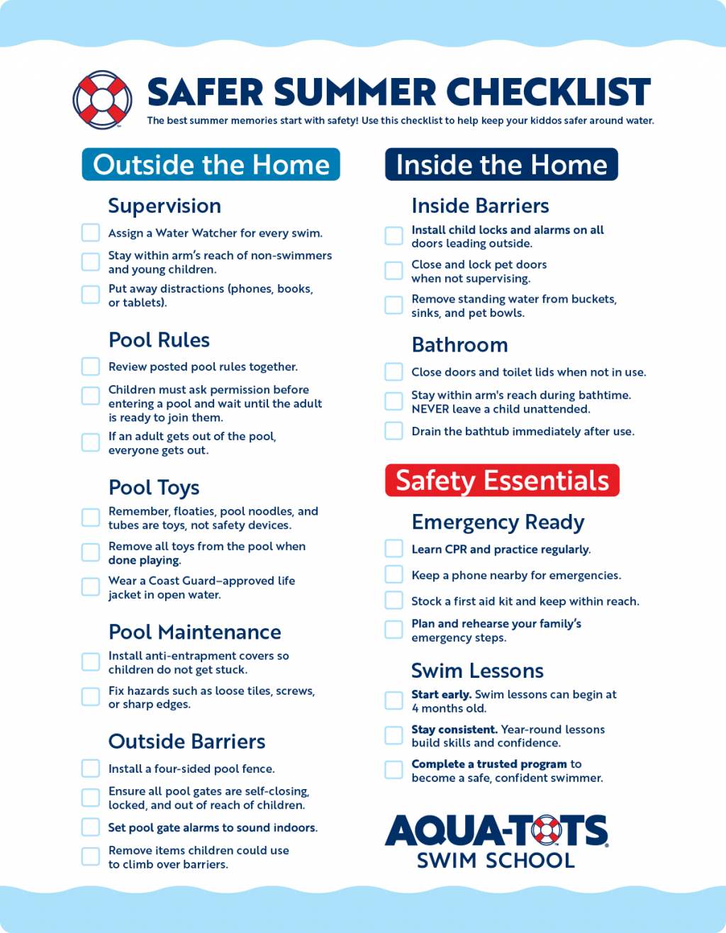 Aqua-Tots Swim School Marks National Water Safety Month With Expert Guidance For Families