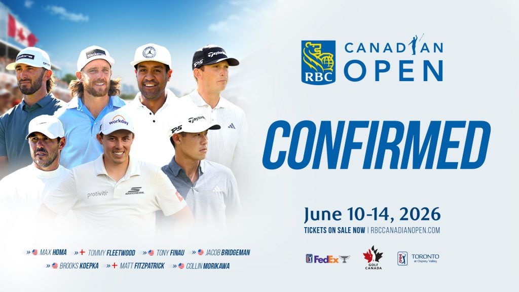 Matt Fitzpatrick, Collin Morikawa, Tommy Fleetwood, Brooks Koepka, Tony Finau and more top players join field for 2026 RBC Canadian Open