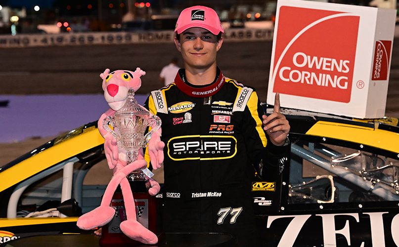 RECAP: Tristan McKee Tames Toledo for His Second ARCA Victory of the Season RECAP: Tristan McKee Tames Toledo for His Second ARCA Victory of the Season