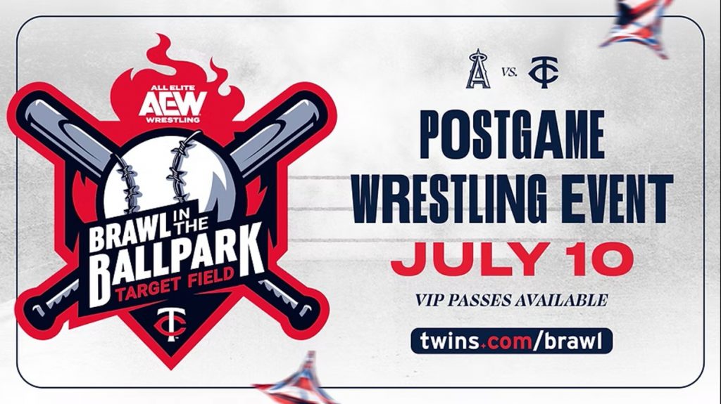 Brawl in the Ballpark – Minnesota Twins and All Elite Wrestling tag team for MLB’s first-ever post game event