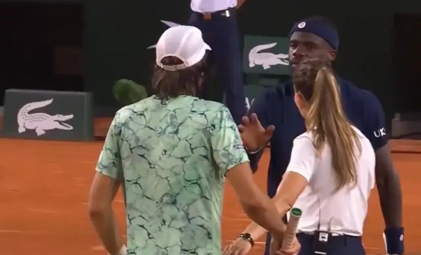 Watch: Frances Tiafoe tells Jaime Faria he's 'not tough' during French Open exchange
