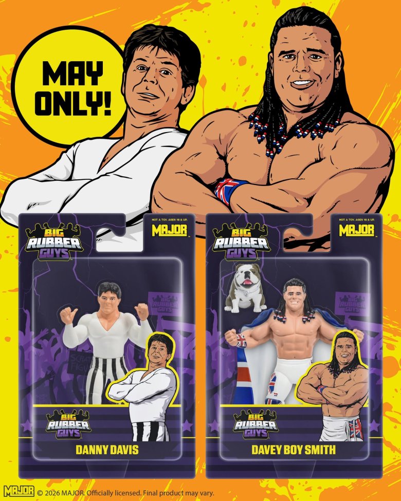 Last Call: Big Rubber Guys Davey Boy Smith & Danny Davis Pre-Order