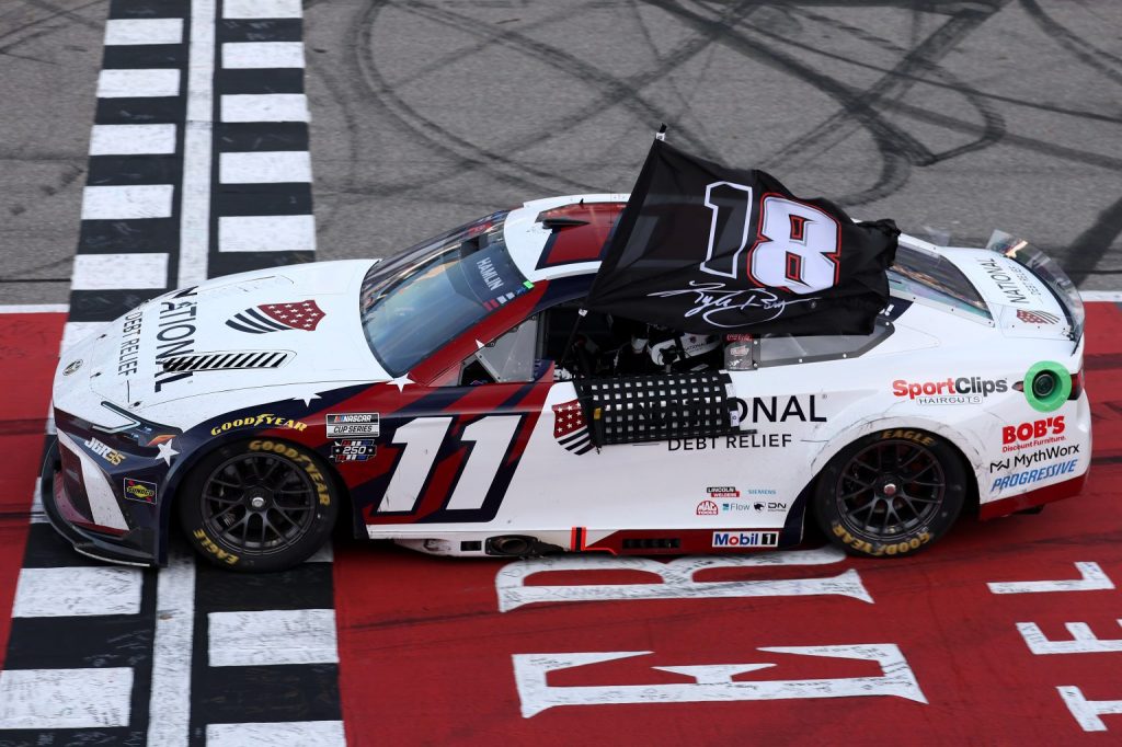 RECAP: Denny Hamlin Charges from the Back for a NASCAR Cup Series Win at Michigan RECAP: Denny Hamlin Charges from the Back for a NASCAR Cup Series Win at Michigan