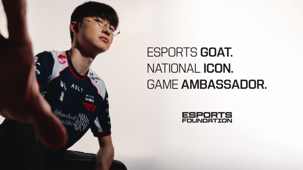 Faker joins Cristiano Ronaldo and Magnus Carlsen as Esports Foundation Ambassador Faker joins Cristiano Ronaldo and Magnus Carlsen as Esports Foundation Ambassador