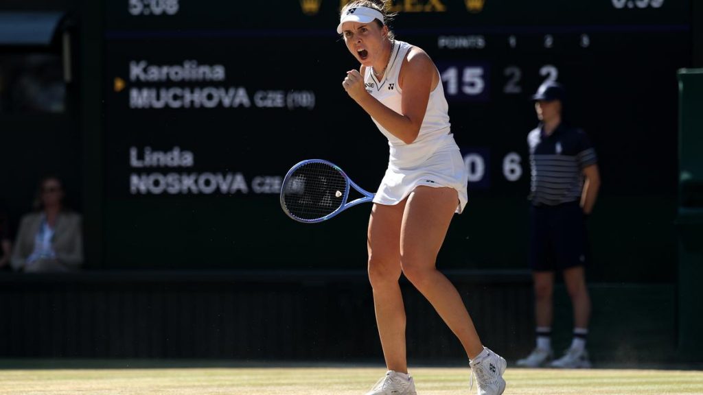 Linda Noskova: the calm warrior with heavy artillery Linda Noskova: the calm warrior with heavy artillery