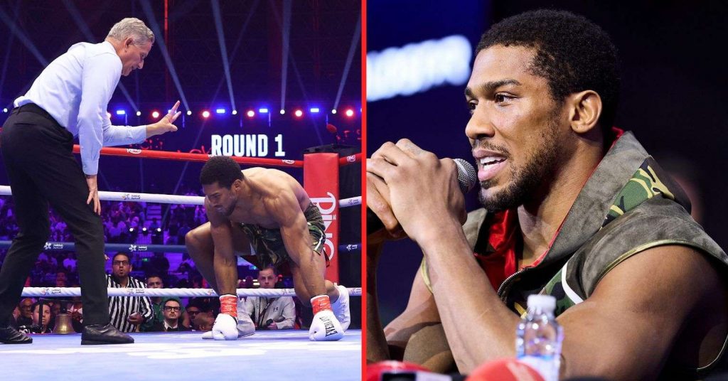 Anthony Joshua addresses punch resistance concerns after suffering two knockdowns in Prenga win Anthony Joshua addresses punch resistance concerns after suffering two knockdowns in Prenga win