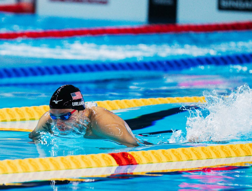 Luca Urlando is 200 Butterfly World Champ, But Leon Marchand and Others Looming Luca Urlando is 200 Butterfly World Champ, But Leon Marchand and Others Looming