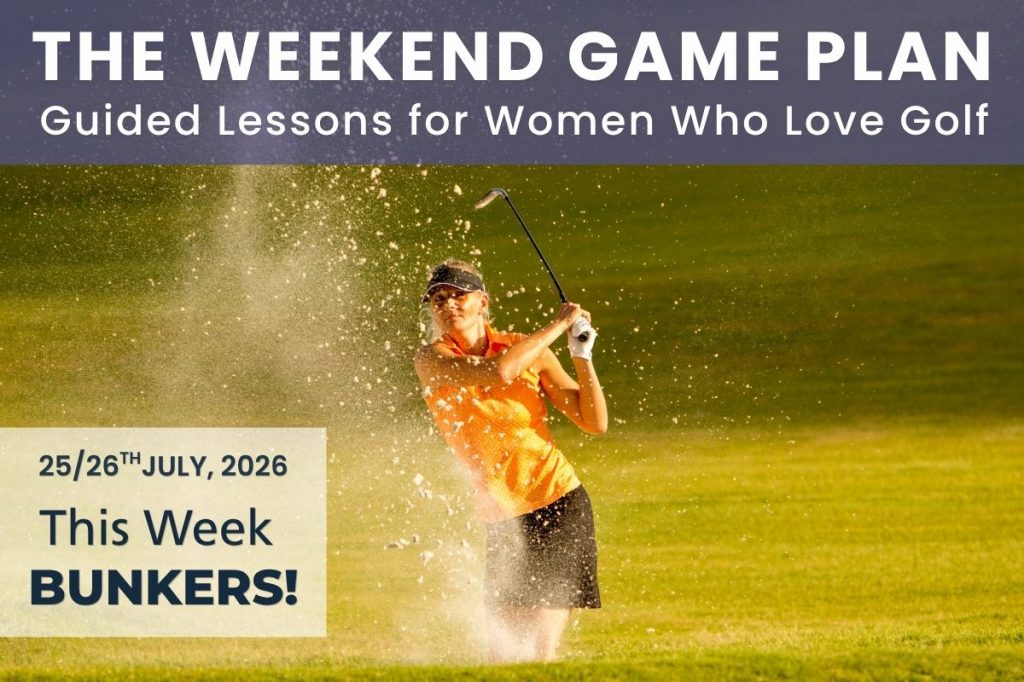 Stop fearing bunker shots this weekend (3-step plan) – Women’s Golf Lessons Newsletter Stop fearing bunker shots this weekend (3-step plan) – Women’s Golf Lessons Newsletter