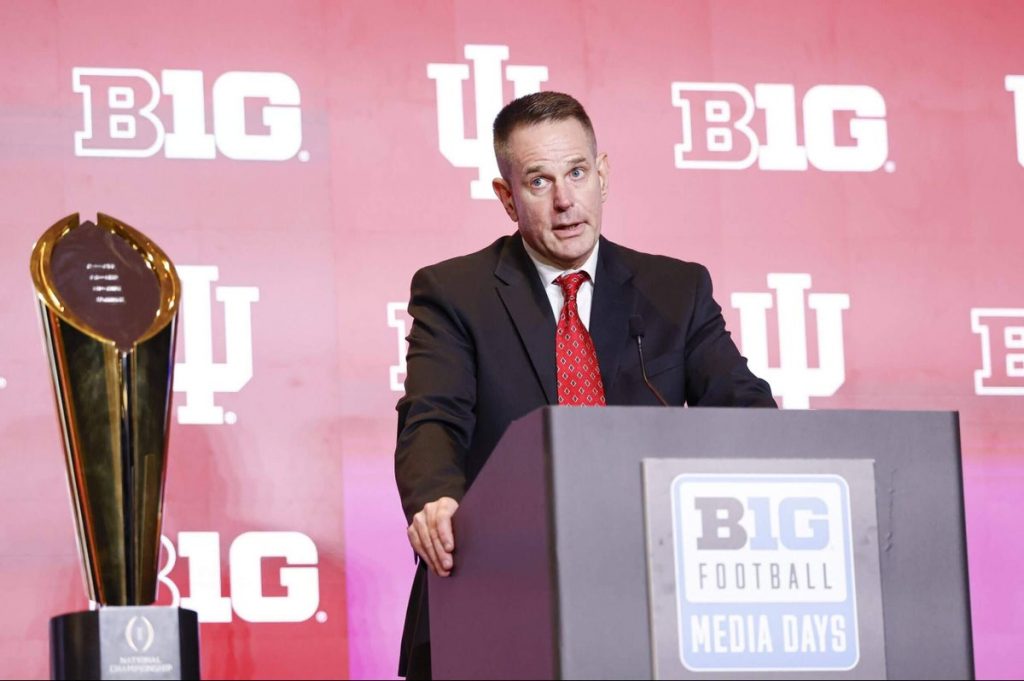 Curt Cignetti on Big Ten vs. SEC: 'We don't cry a river, whine and complain' Curt Cignetti on Big Ten vs. SEC: 'We don't cry a river, whine and complain'