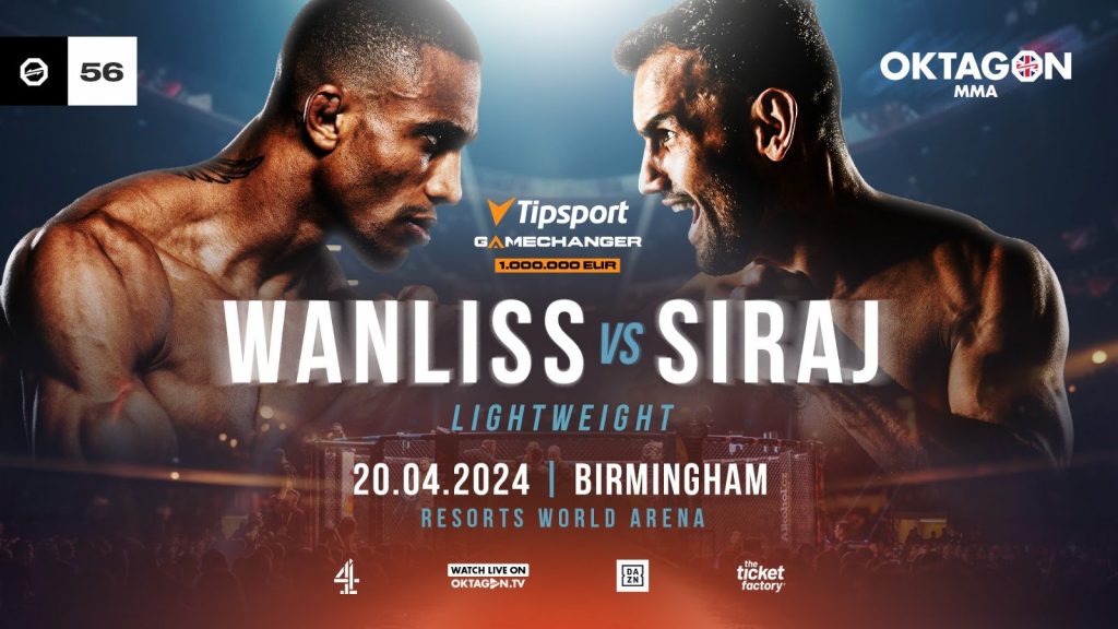 Wanliss vs. Siraj moves to OKTAGON 56 in Birmingham after backstage altercation