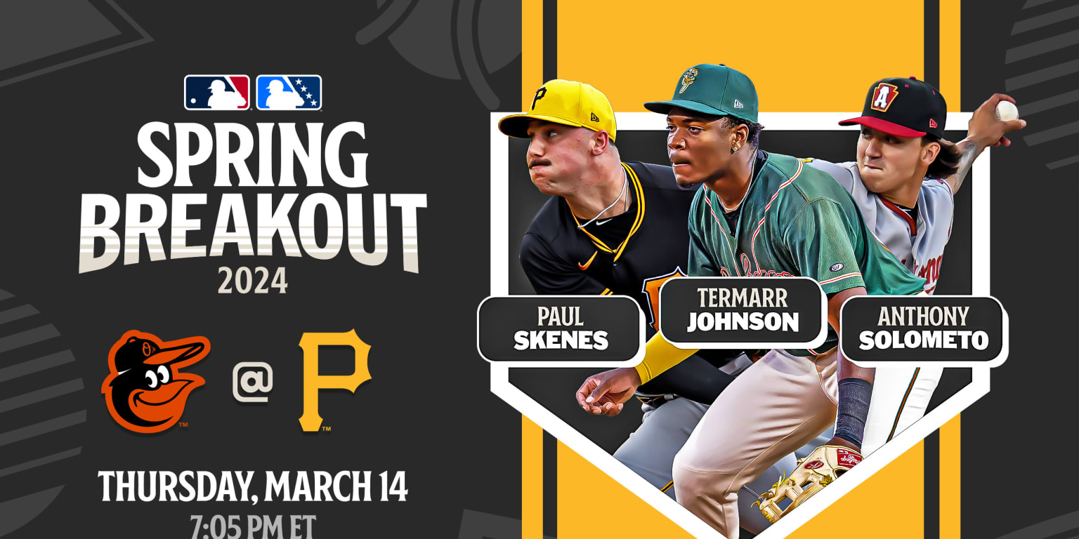 Here's the Pirates' Spring Breakout roster