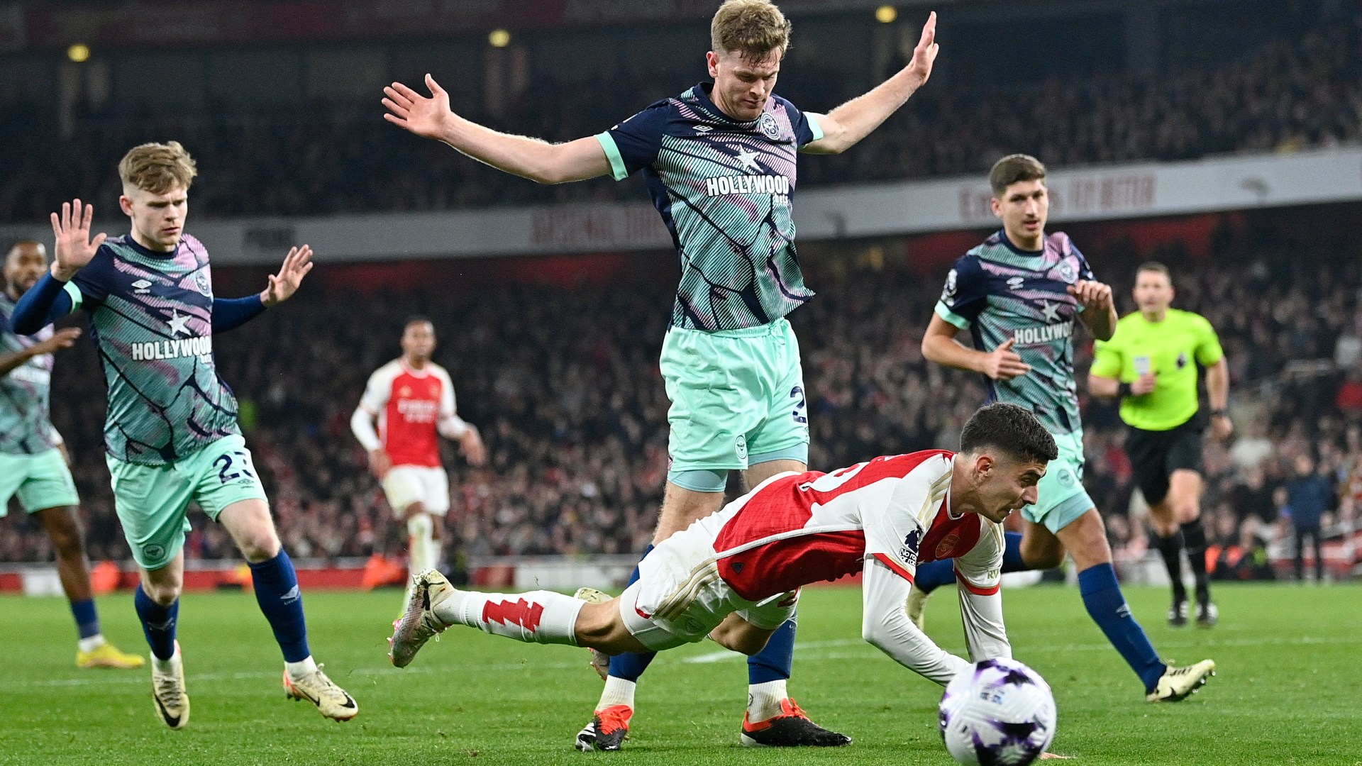 Brentford boss Thomas Frank fumes Kai Havertz should have been sent off before last-gasp Arsenal winner