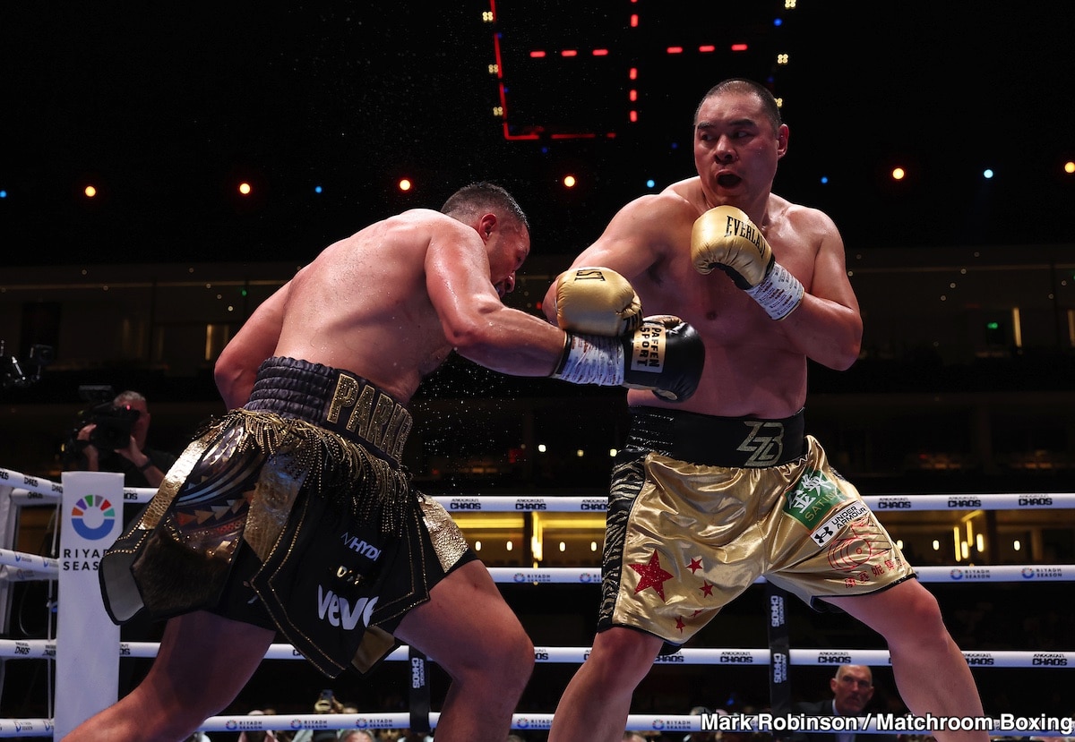 Parker Overcomes Knockdowns, Praises Zhang’s Power