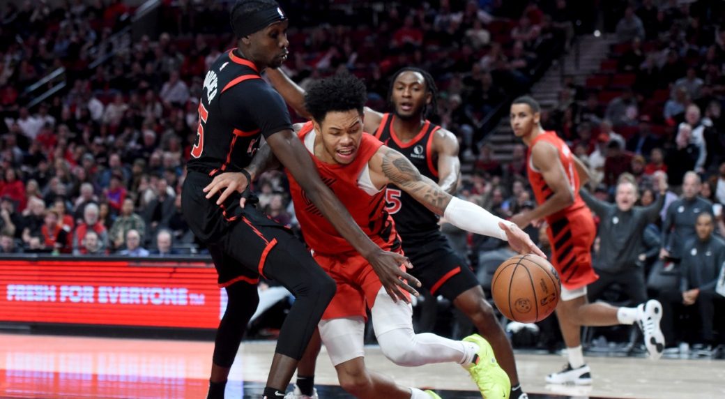 Boucher energizes Raptors, helps them go down fighting vs. Trail Blazers