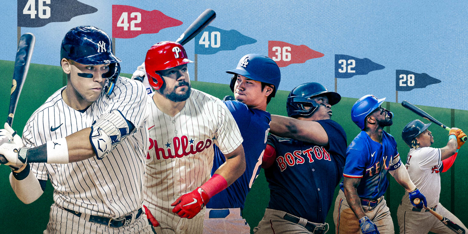 Every team's projected 2024 home run leader