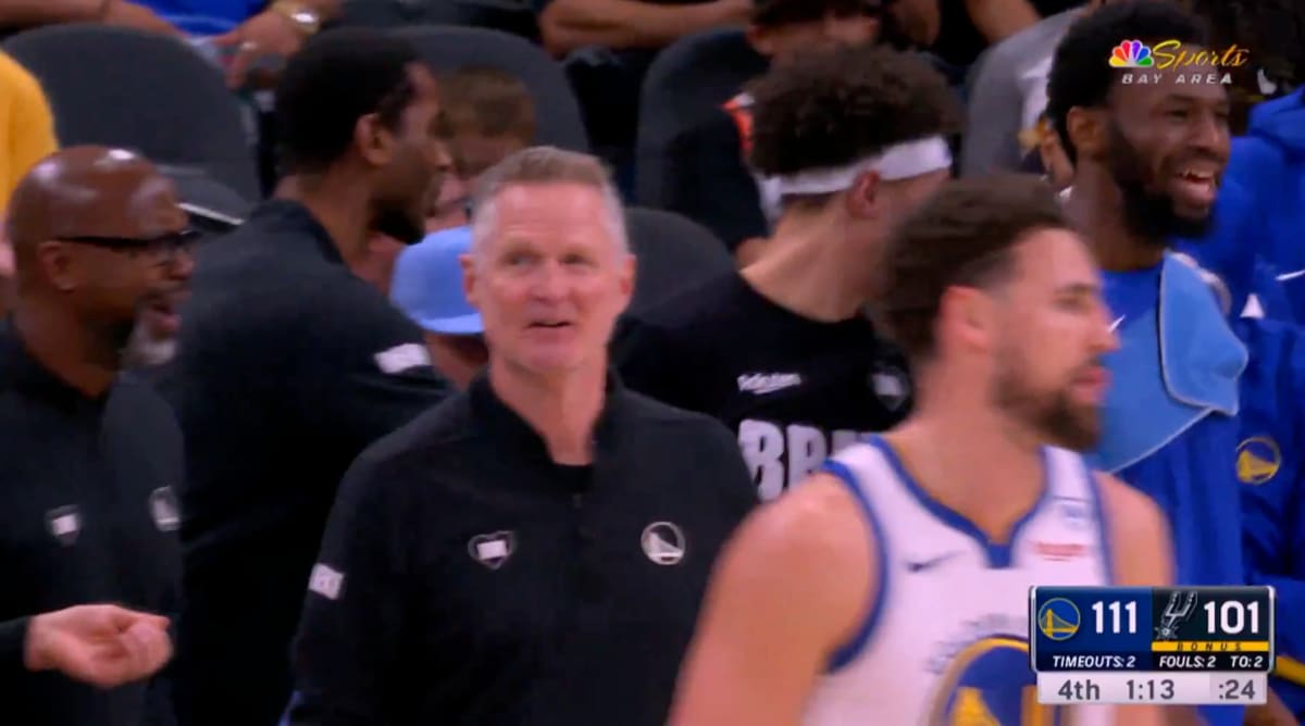 Warriors Rookie’s Poster Dunk on Victor Wembanyama Left Steve Kerr in Disbelief