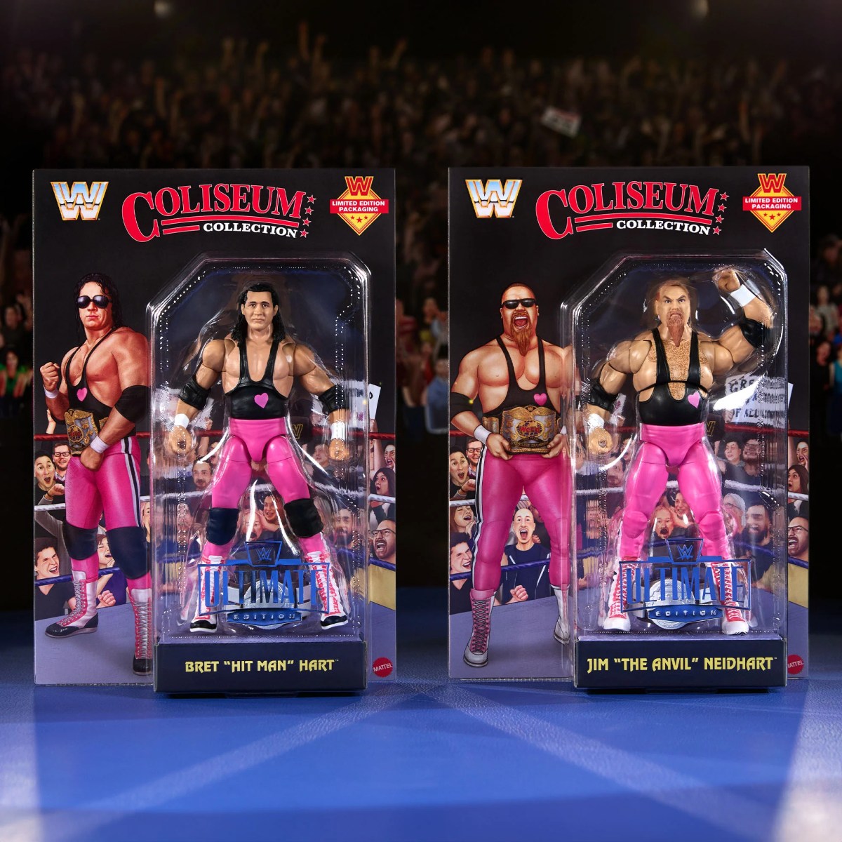 WWE Ultimate WCW Nitro Ring & Eric Bischoff, Hart Foundation Pre-Orders Open