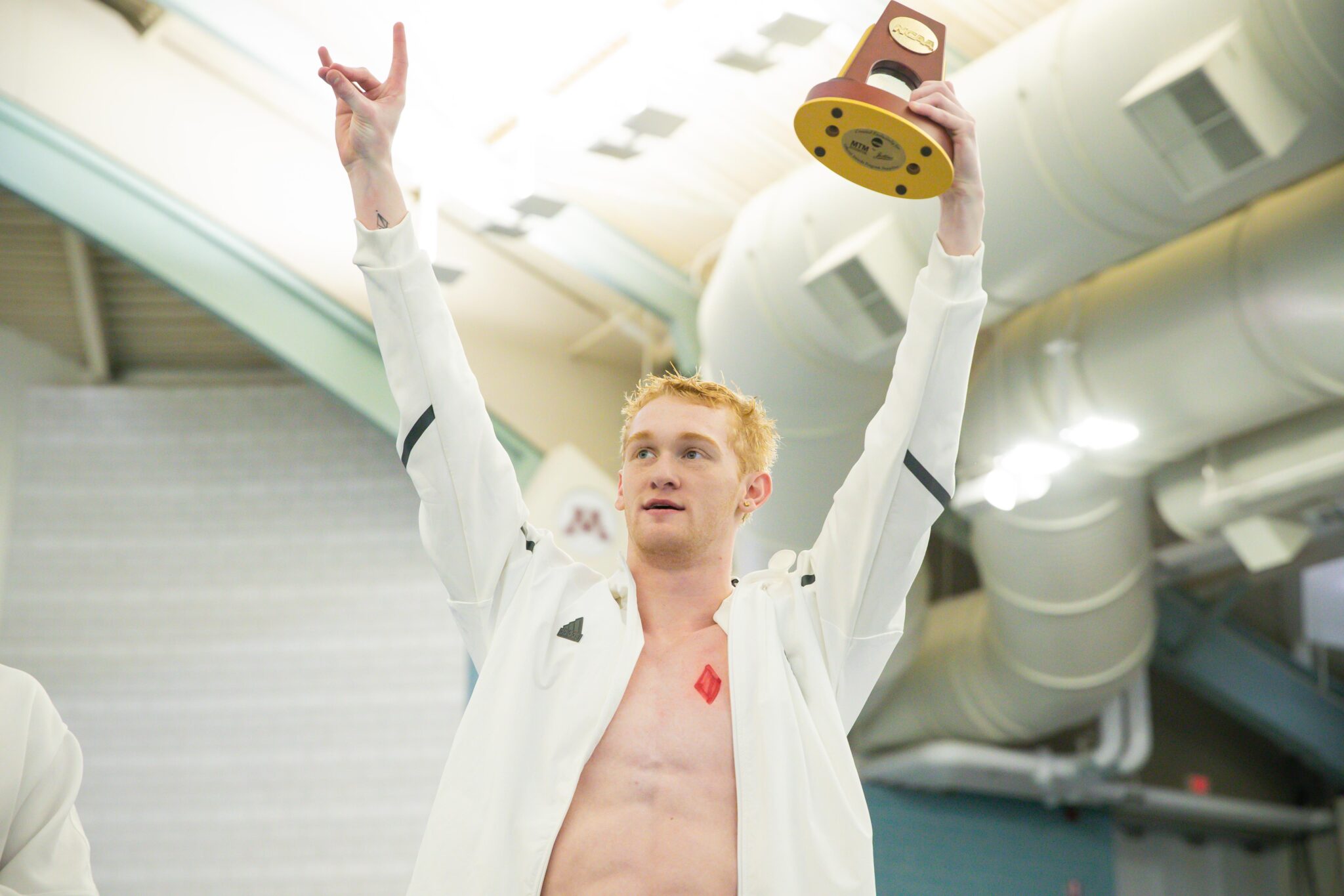 Aiden Hayes Rips 20.36 50 Backstroke Suited In Practice During Winter Training