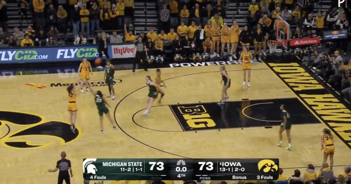 Caitlin Clark’s step-back logo three buzzer-beater is her sweetest play yet