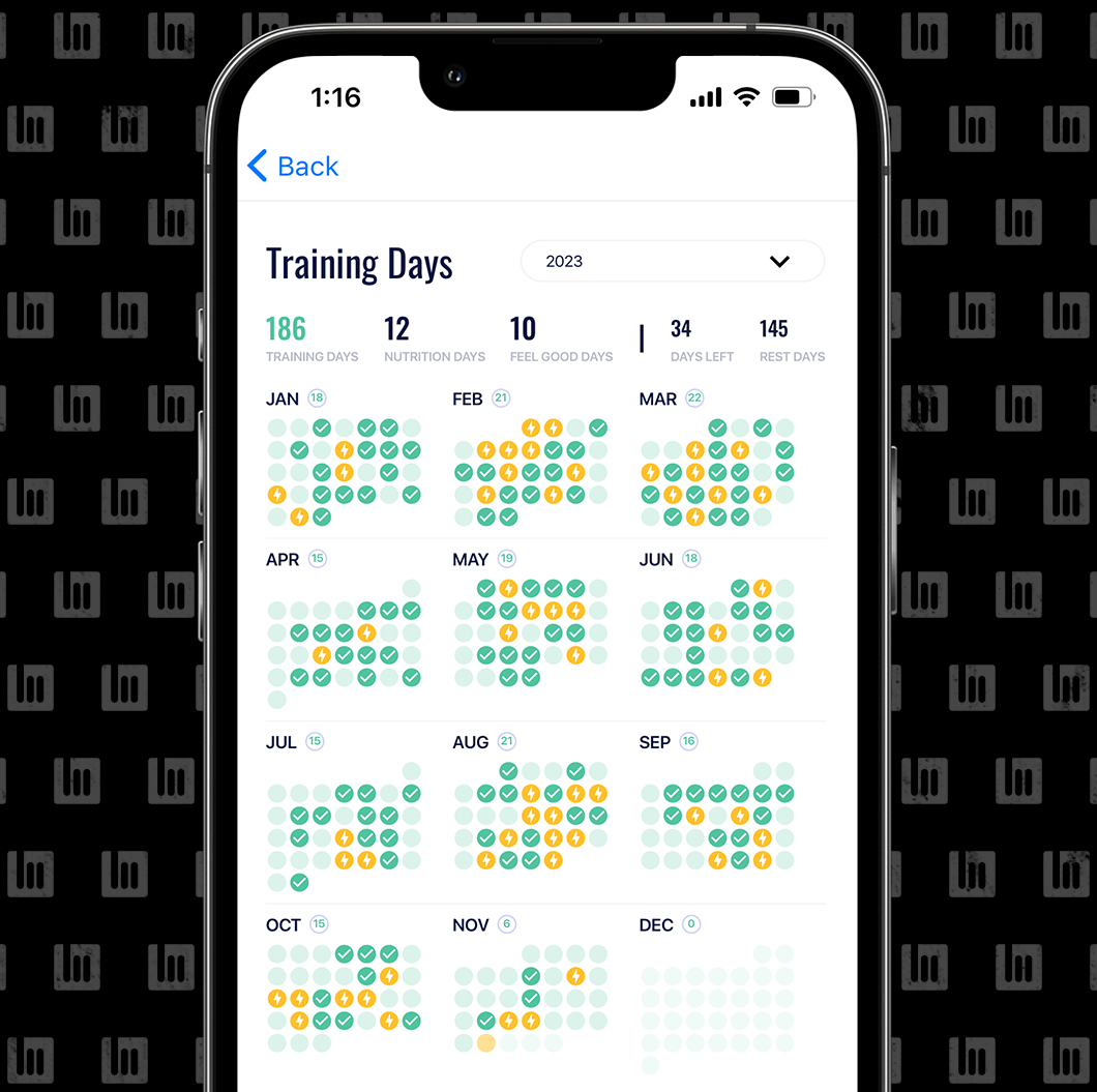 How Many Days Did You Train This Year?