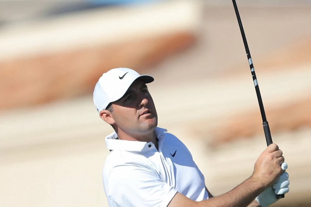 Scheffler: a round of seven under in a leisurely manner