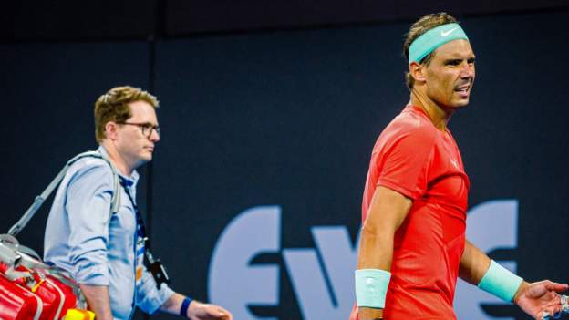 Nadal to assess hip injury after Brisbane loss