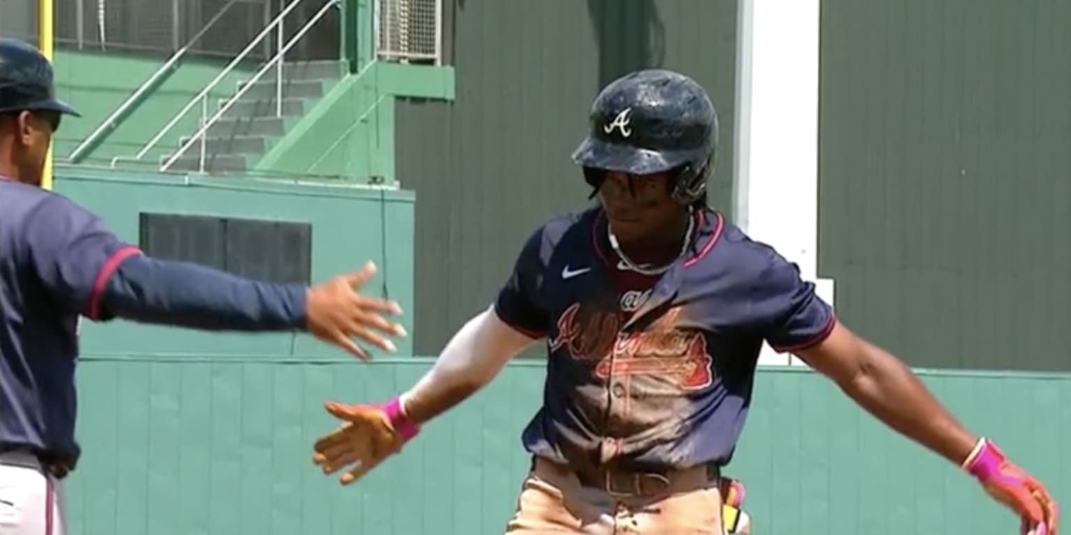 Young Braves speedster Drake shows off in Spring Breakout