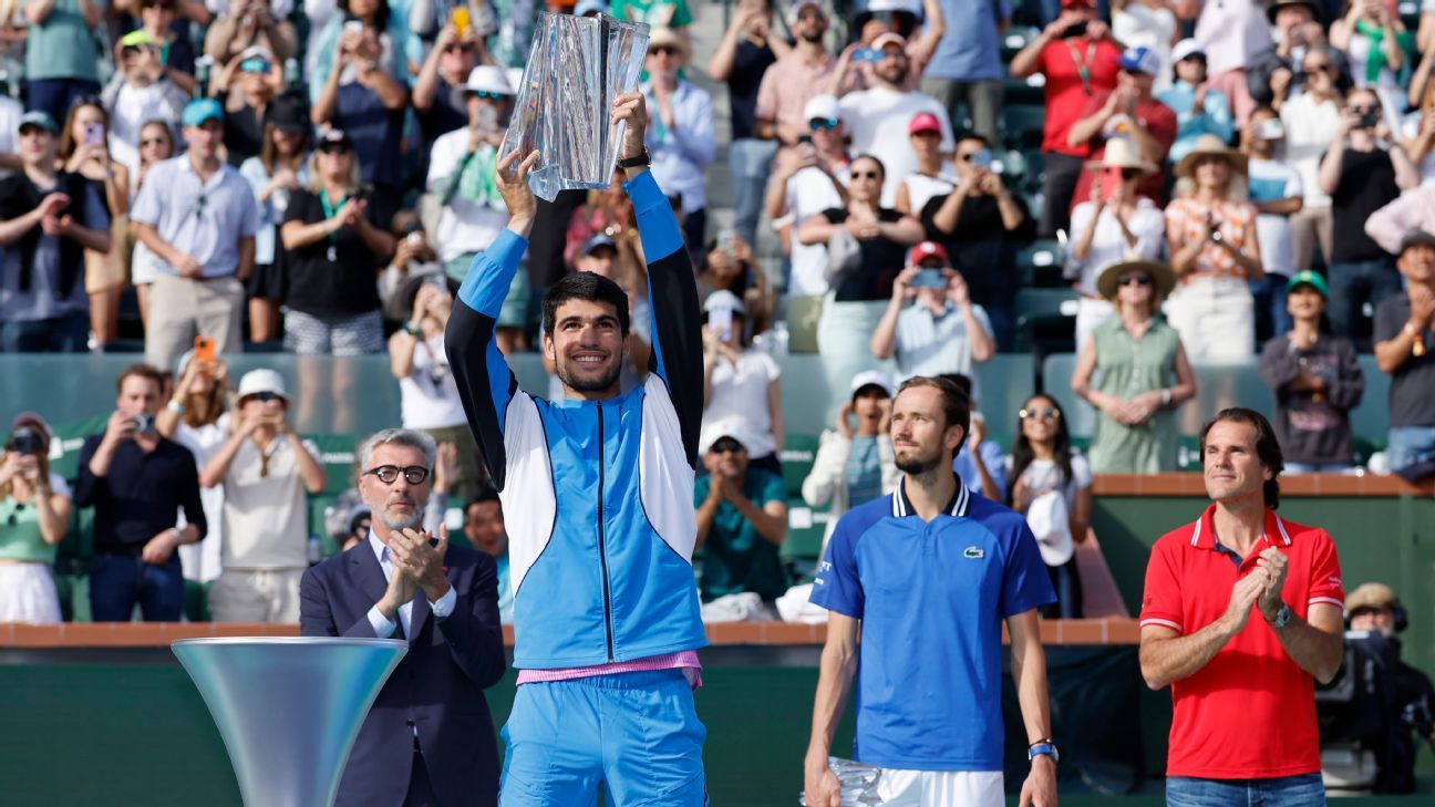 Alcaraz defends Indian Wells title; first since Novak