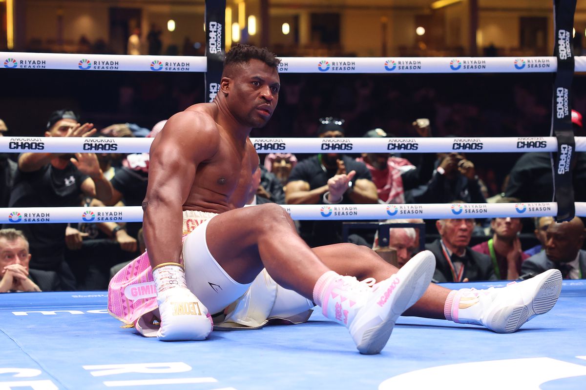 Francis Ngannou can’t remember when he ‘Came back from the stool’ for round two in Anthony Joshua fight